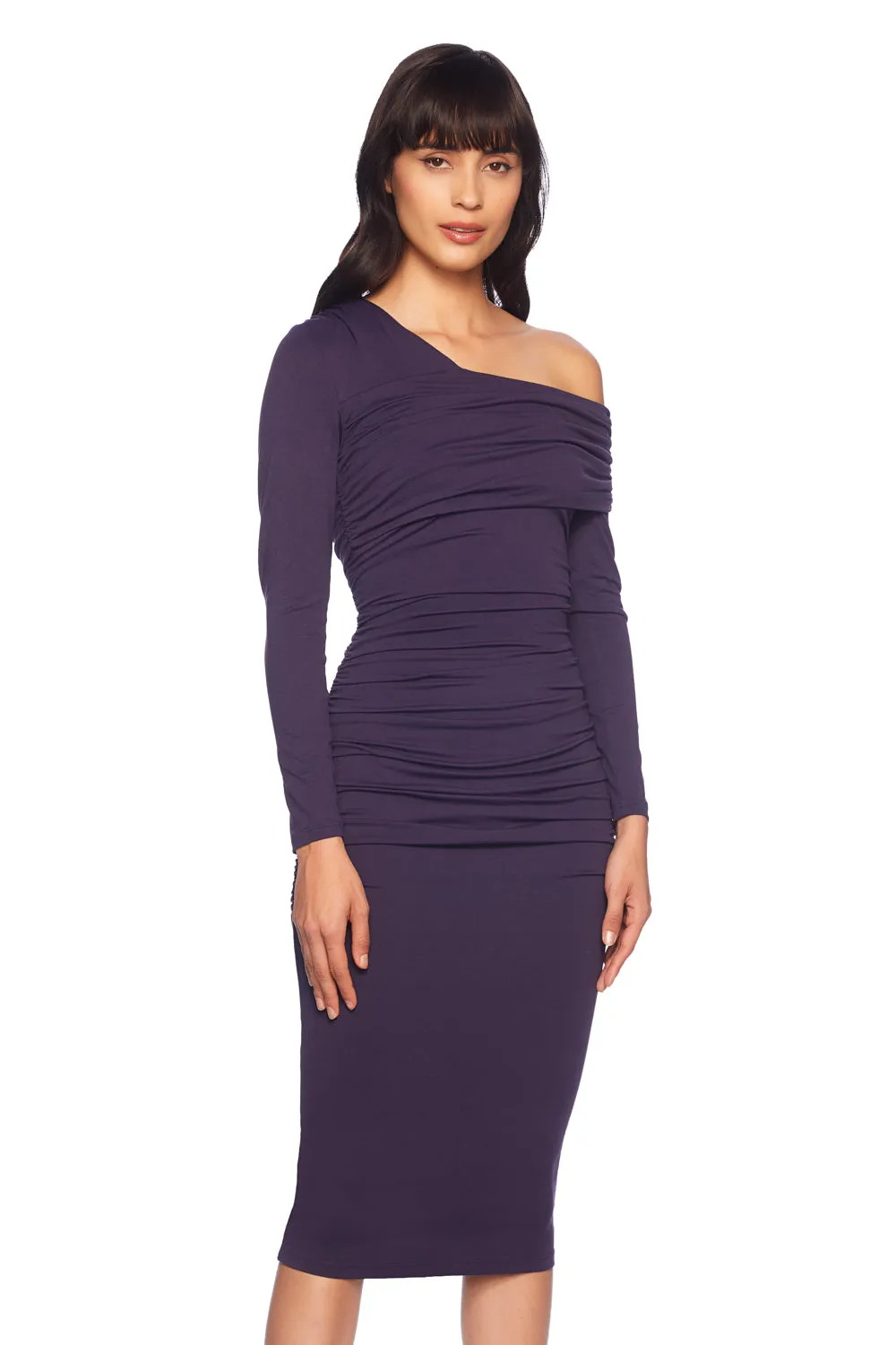 one off the shoulder dress
