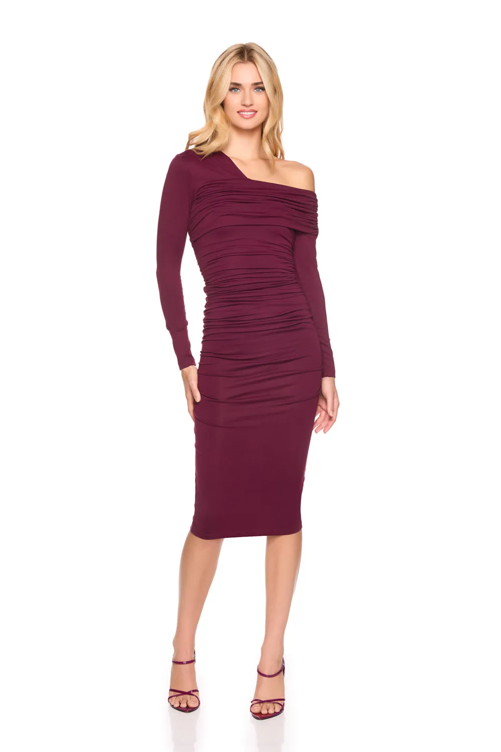 one off the shoulder dress