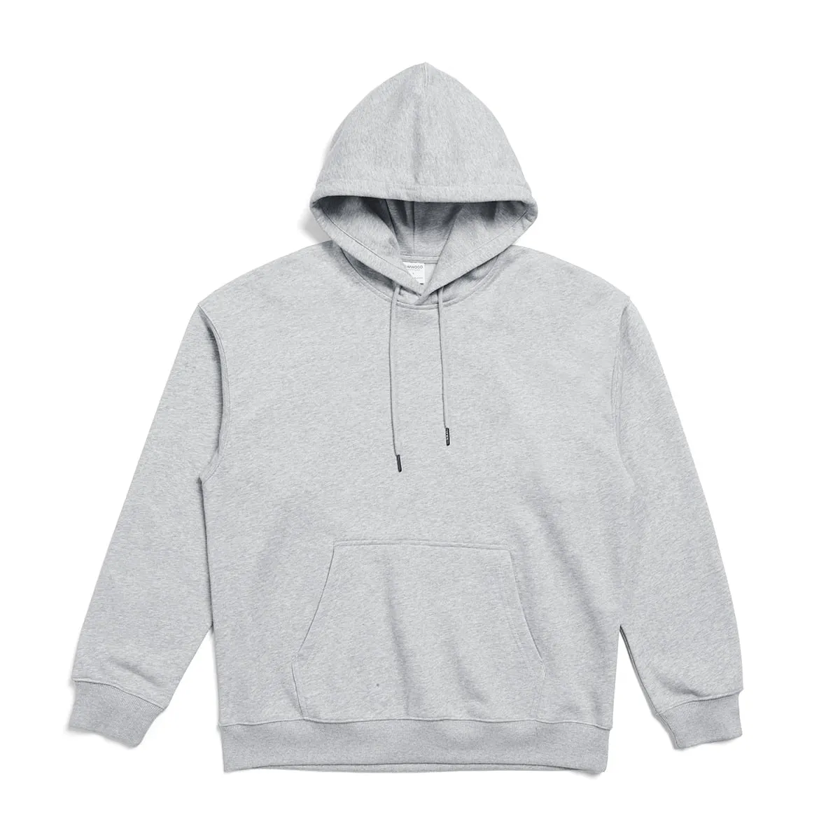 Oversize Solid Color Fabric Hoodie