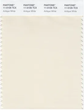 Pantone Smart 11-0105 TCX Color Swatch Card | Antique White
