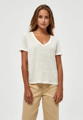PCDicte V T-Shirt - White