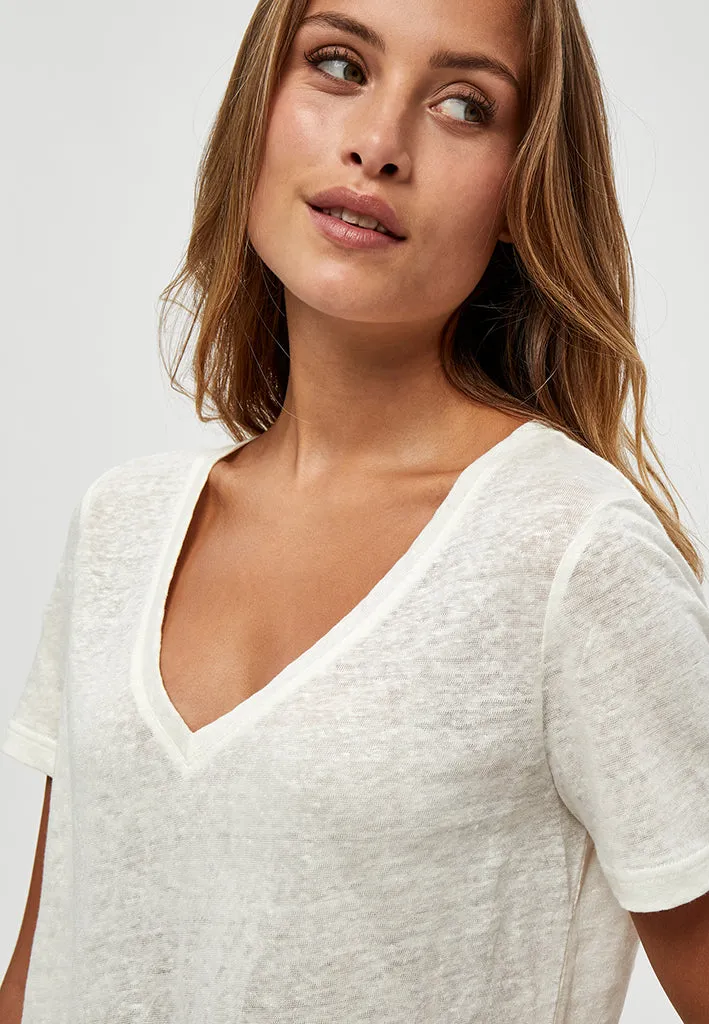 PCDicte V T-Shirt - White