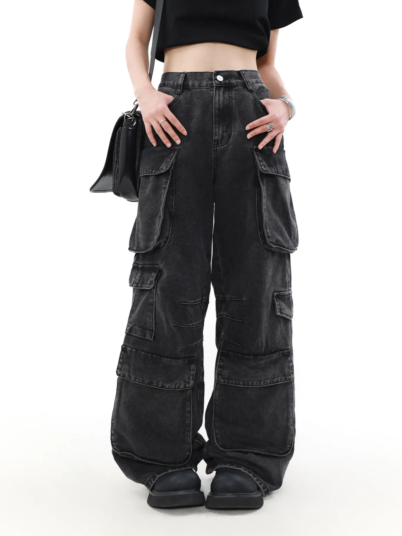 QS528A multi pocket pants