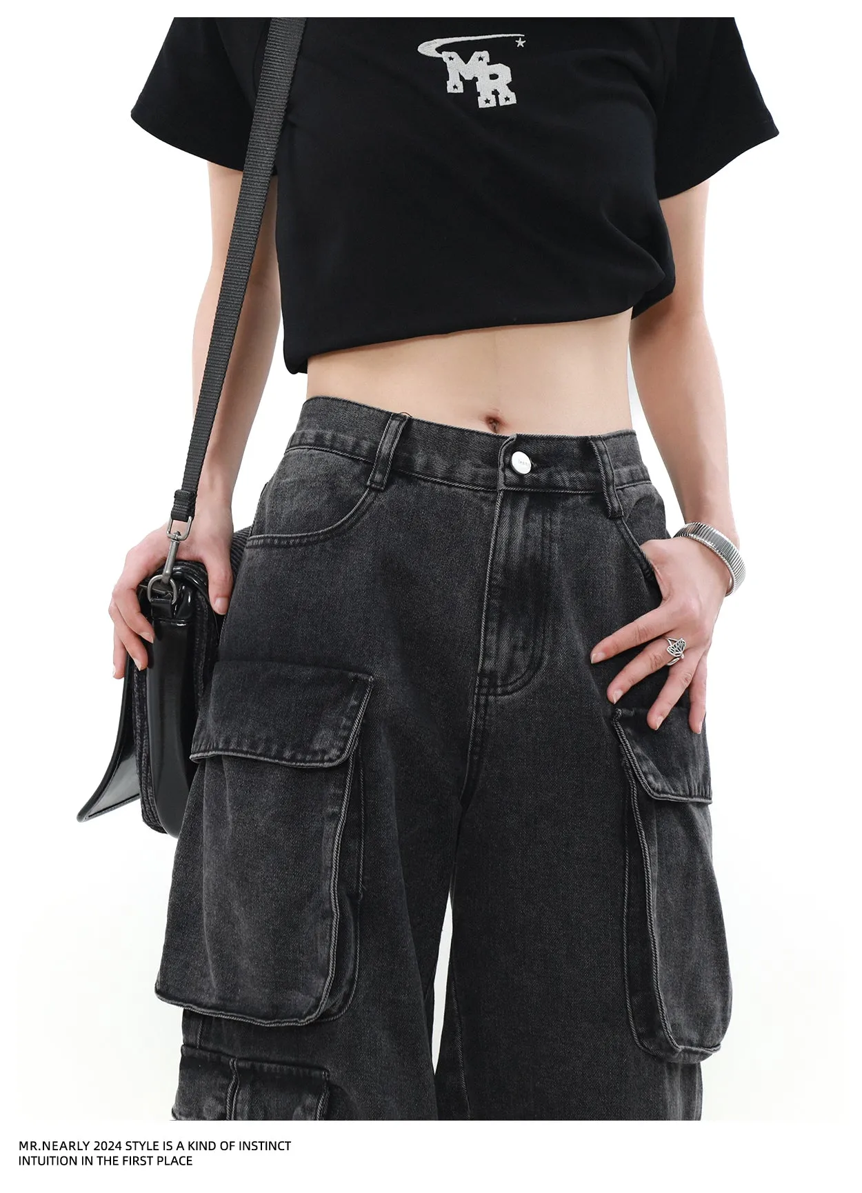 QS528A multi pocket pants