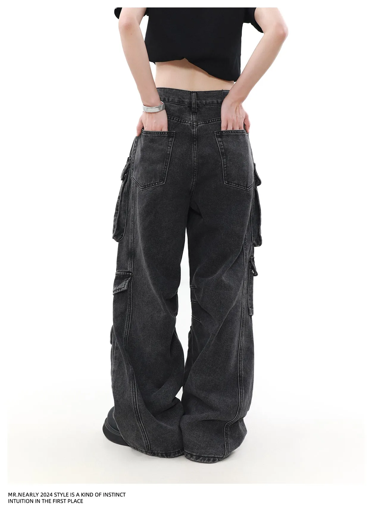 QS528A multi pocket pants
