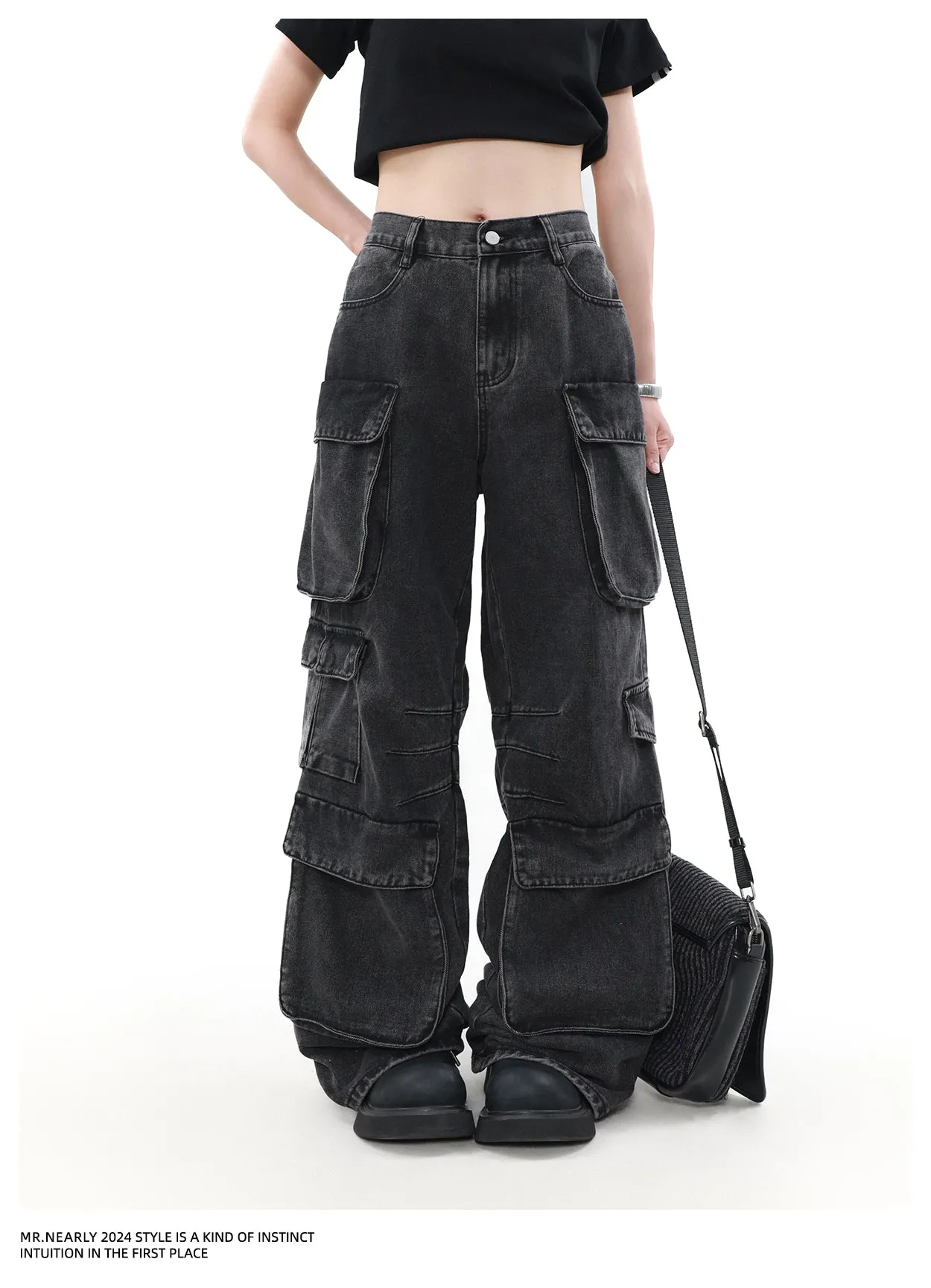 QS528A multi pocket pants