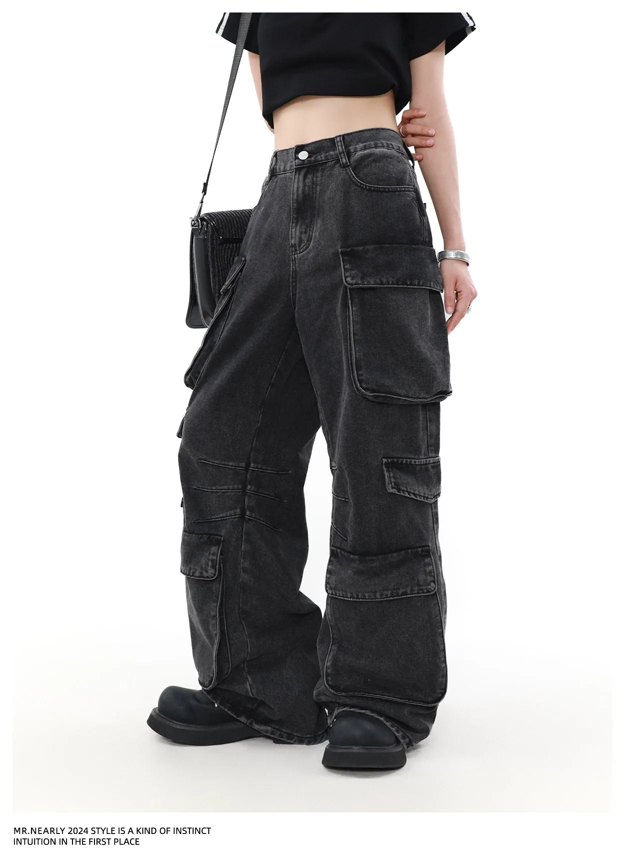 QS528A multi pocket pants