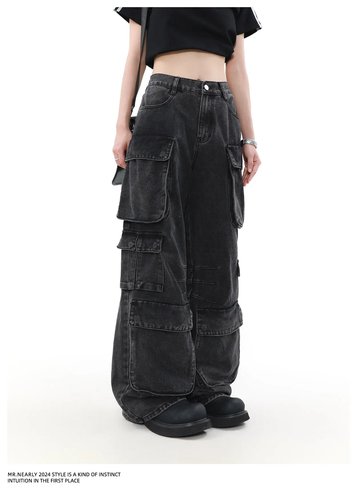 QS528A multi pocket pants
