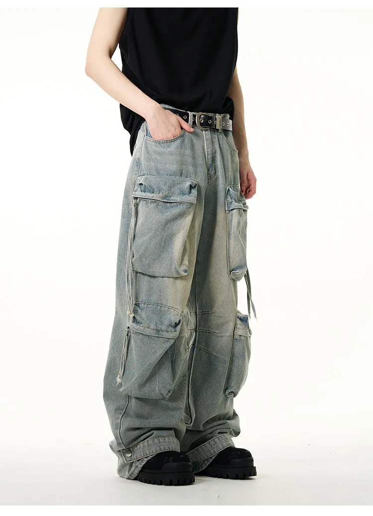 QS691A multi pocket pants