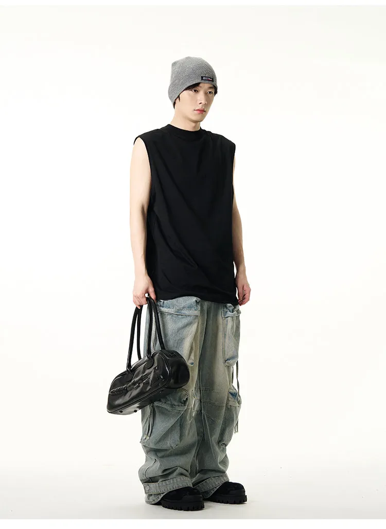 QS691A multi pocket pants