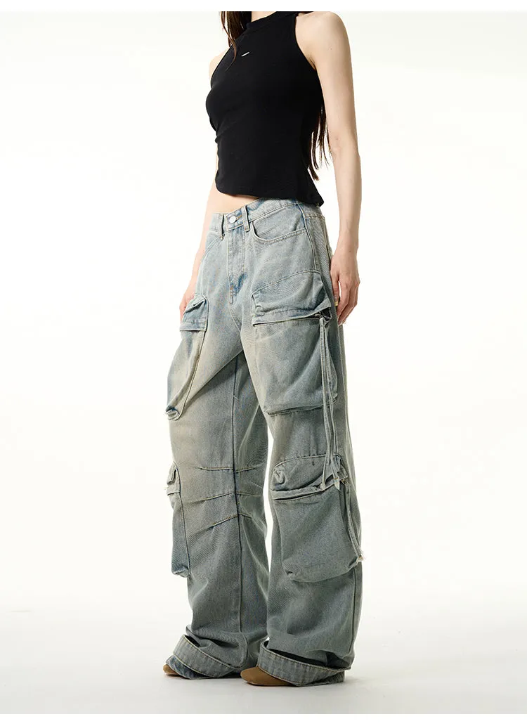 QS691A multi pocket pants