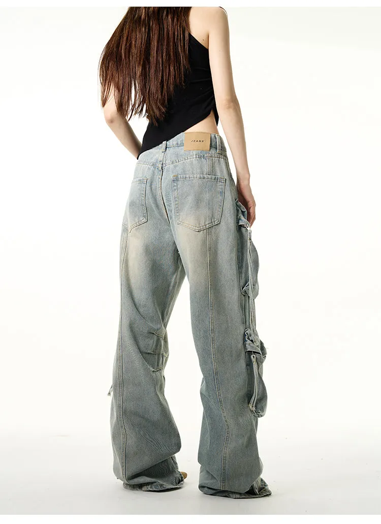 QS691A multi pocket pants