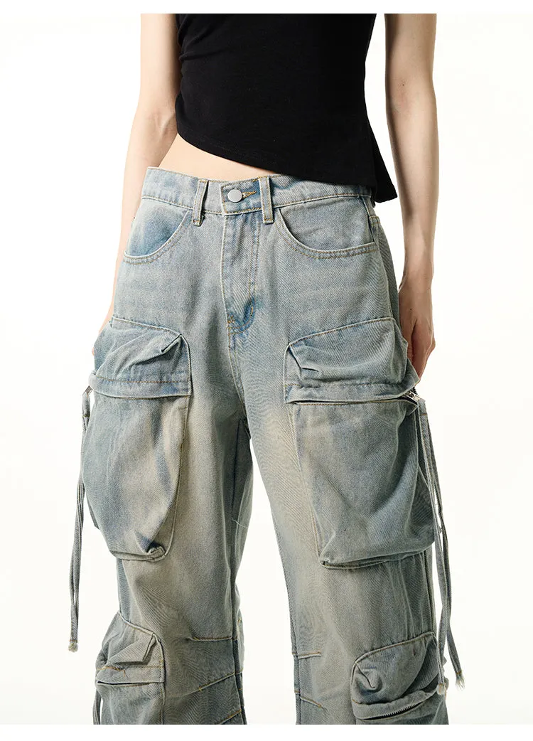 QS691A multi pocket pants