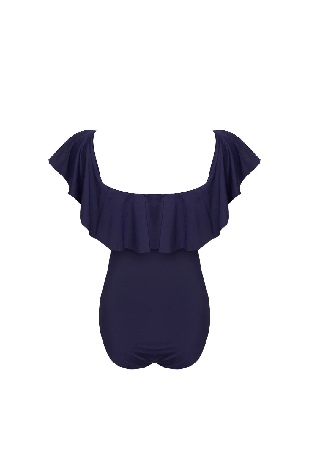 SAMPLE - Off the Shoulder One Piece Suit - Navy