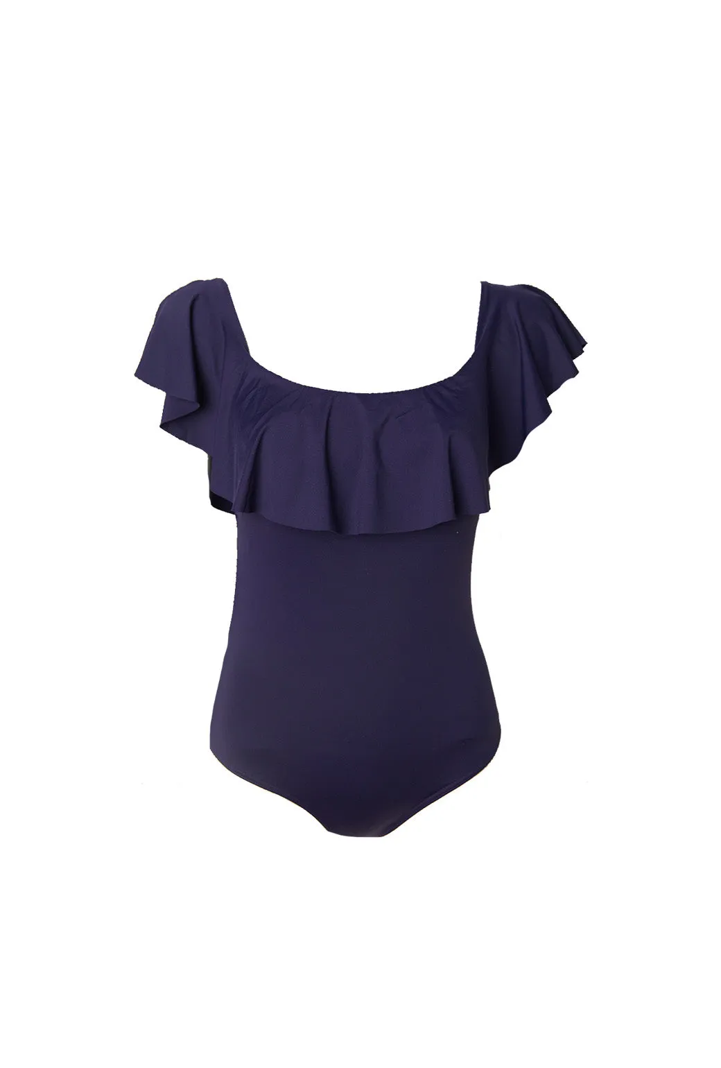 SAMPLE - Off the Shoulder One Piece Suit - Navy