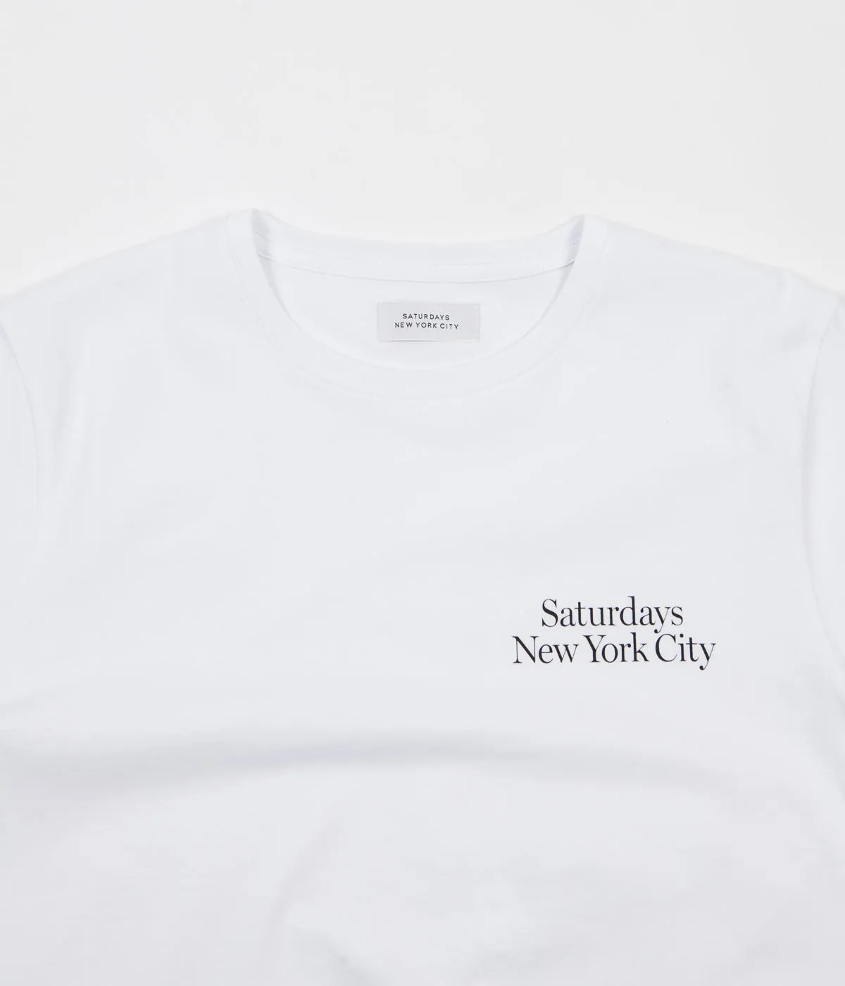 Saturdays NYC Miller Standard Chest T-Shirt - White