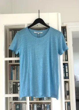Second Female Peony O-Neck Tee Alaskan Blue