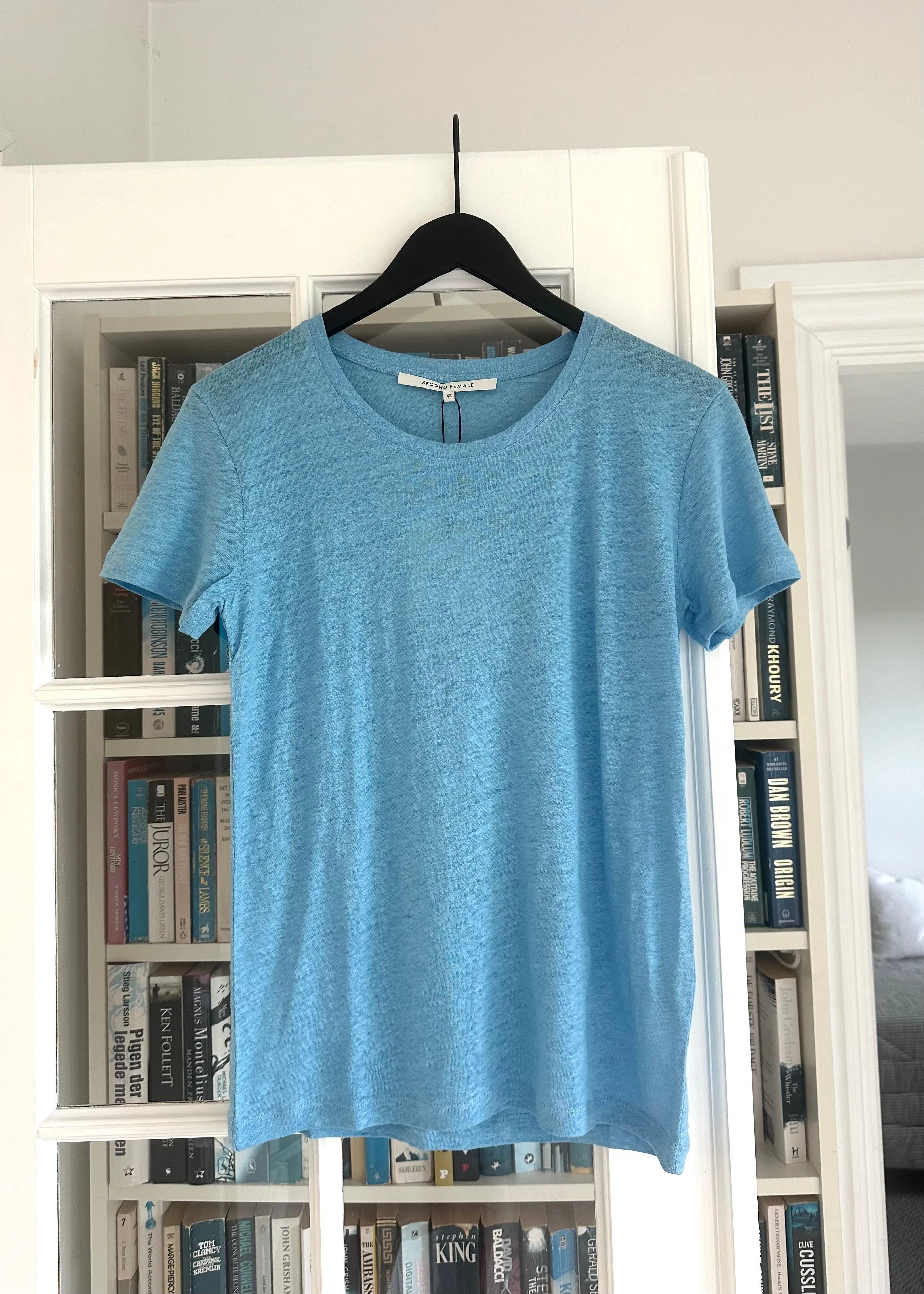 Second Female Peony O-Neck Tee Alaskan Blue