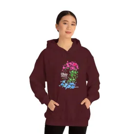 SHAVA CO Polysexual Flag 2023 Pride, Ohio Unisex Heavy Blend™ Hooded Sweatshirt - My Rainbow Is In My DNA