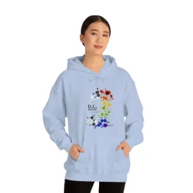 SHAVA CO Straight Ally  Flag 2023 Pride, Washington D.C Unisex Heavy Blend™ Hooded Sweatshirt - My Rainbow Is In My DNA