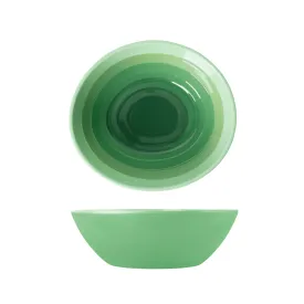 Shoots Green Atlantis Melamine Oval Bowl 23 x 20.5 x 7.5cm - Pack 6