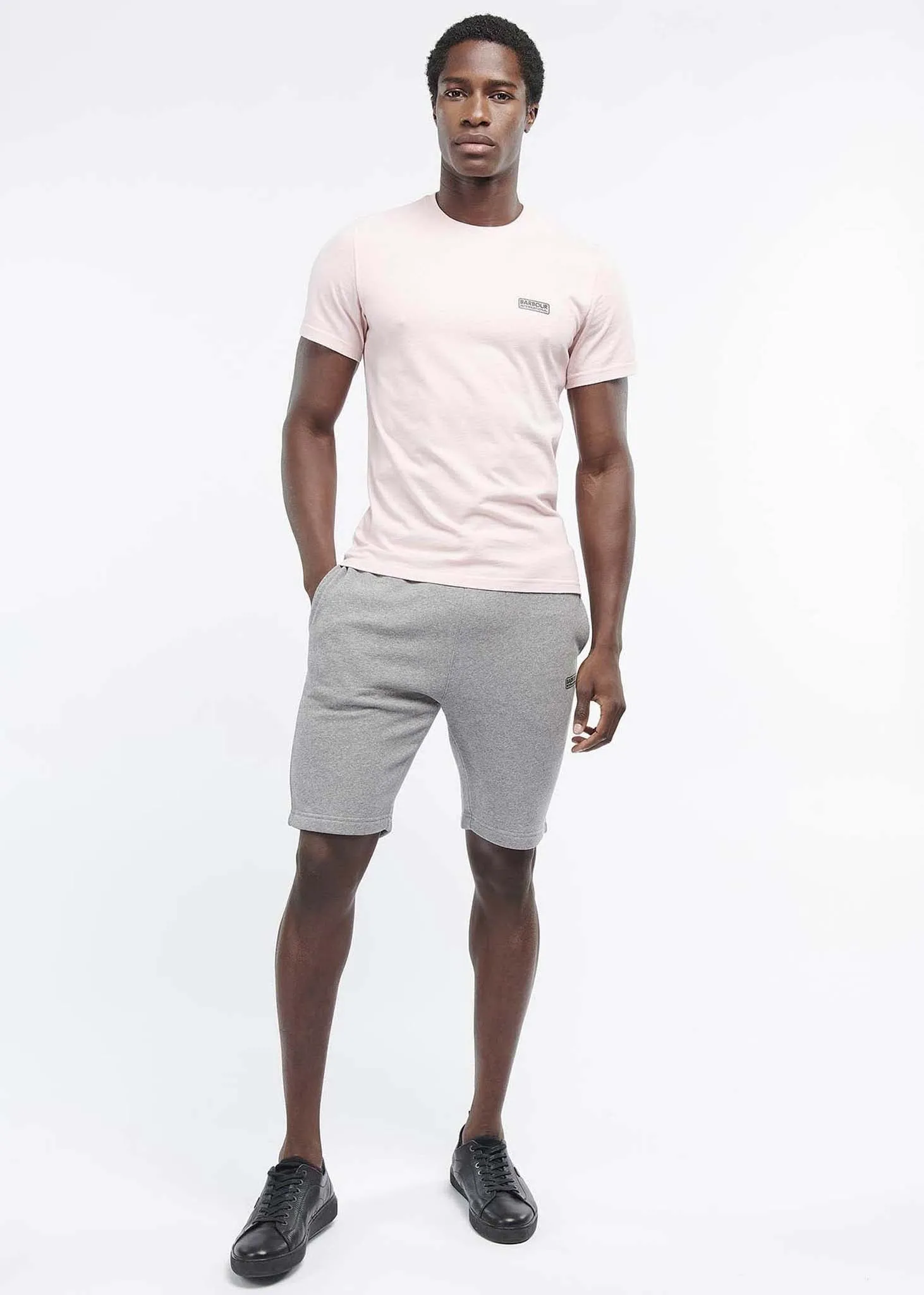 Small logo tee - pink cinder
