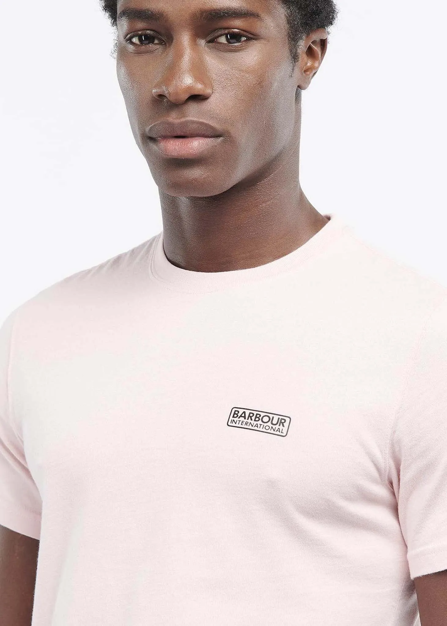 Small logo tee - pink cinder