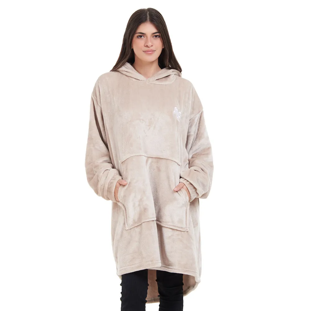 Snuggs Blanket Hoodie Beige