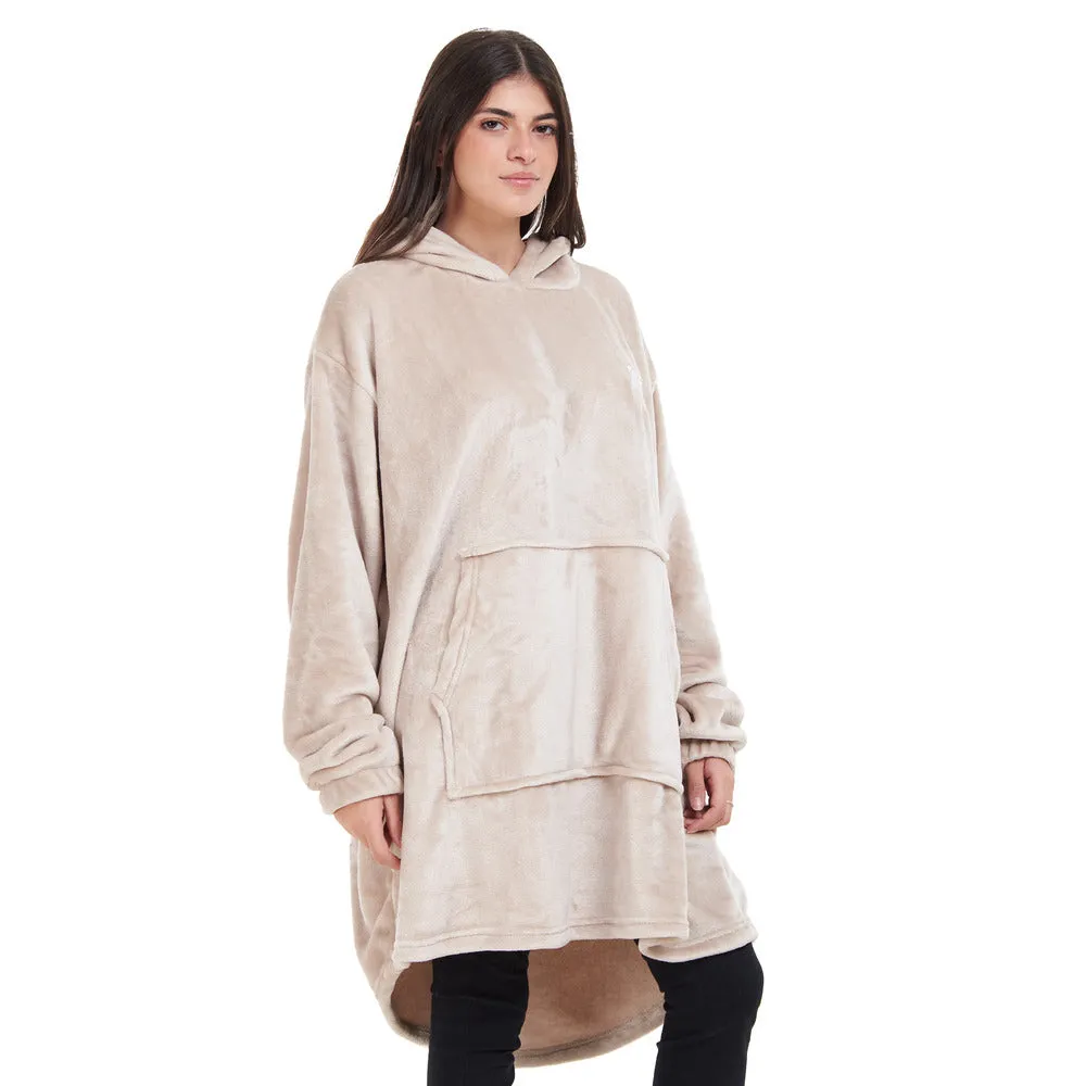 Snuggs Blanket Hoodie Beige