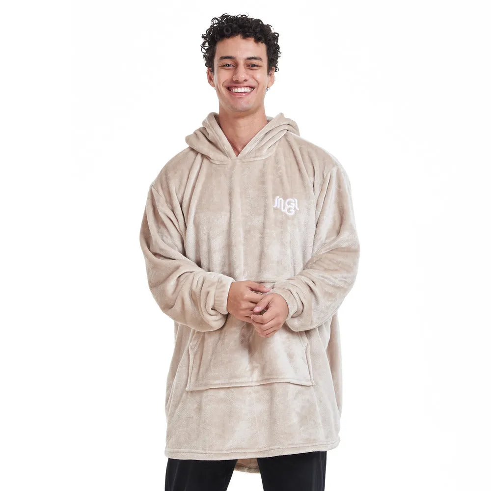 Snuggs Blanket Hoodie Beige