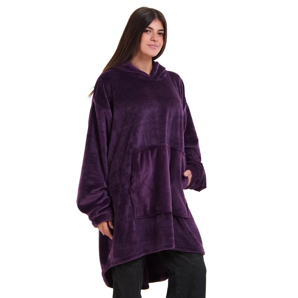 Snuggs Blanket Hoodie Deep violet
