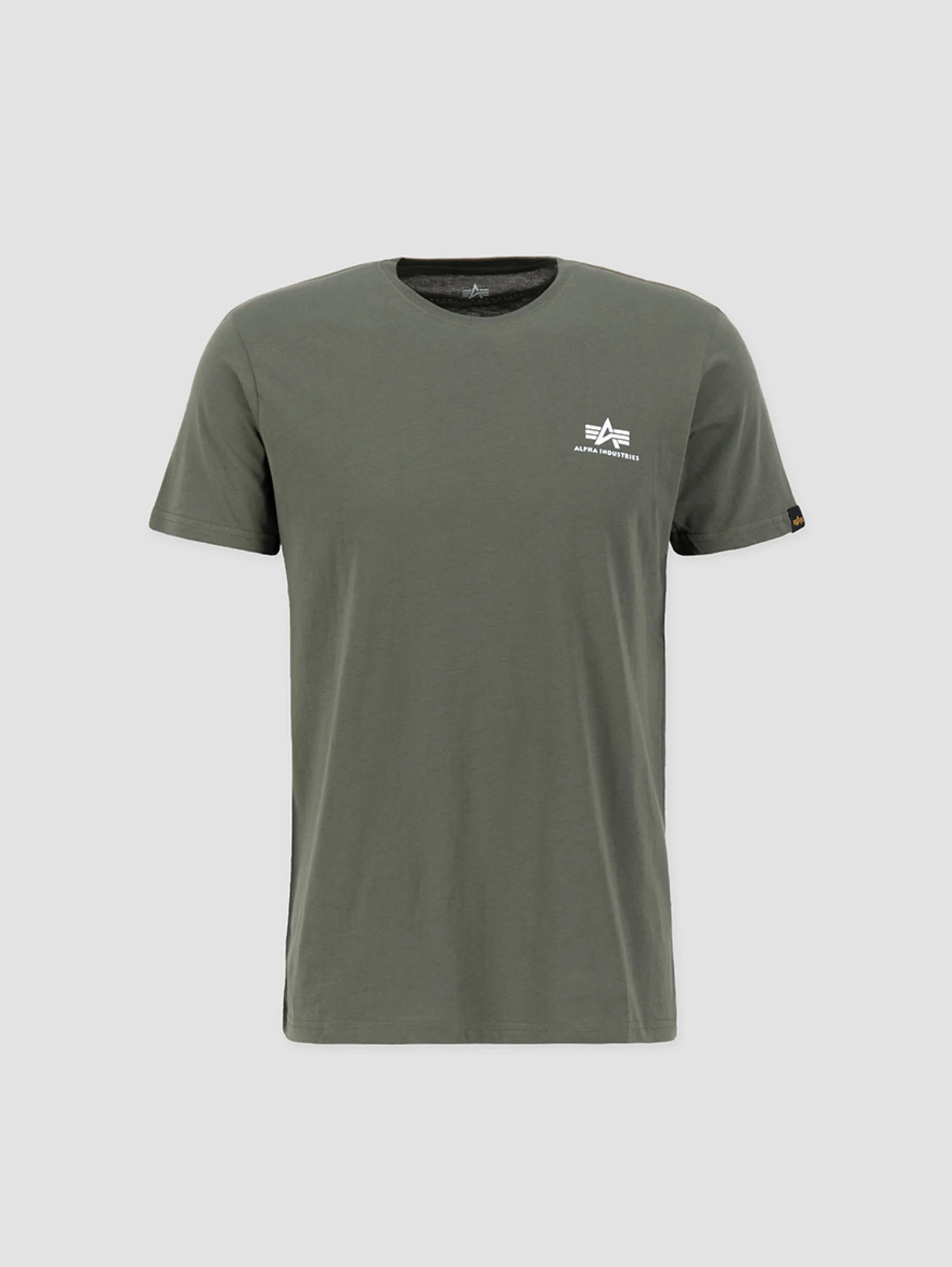 T-shirt con Logo sul Petto Verde