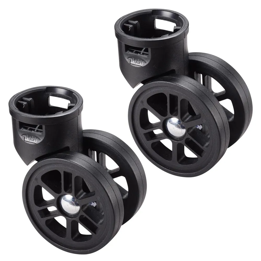 TheLAShop Swivel Casters Makeup Case Replacement 2Pcs