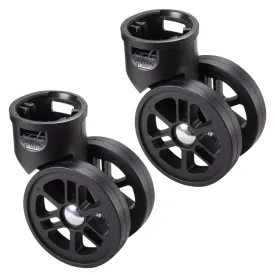 TheLAShop Swivel Casters Makeup Case Replacement 2Pcs