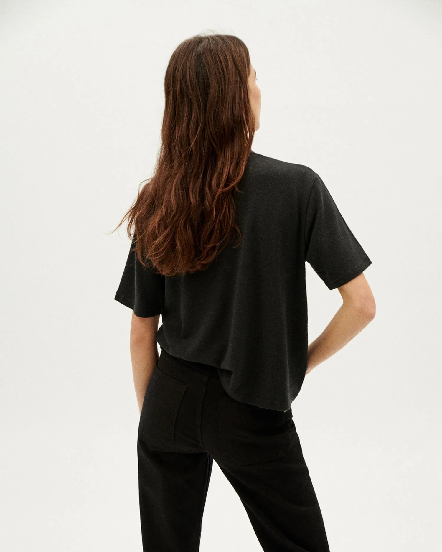 Thick Hemp Aidin T-Shirt Black