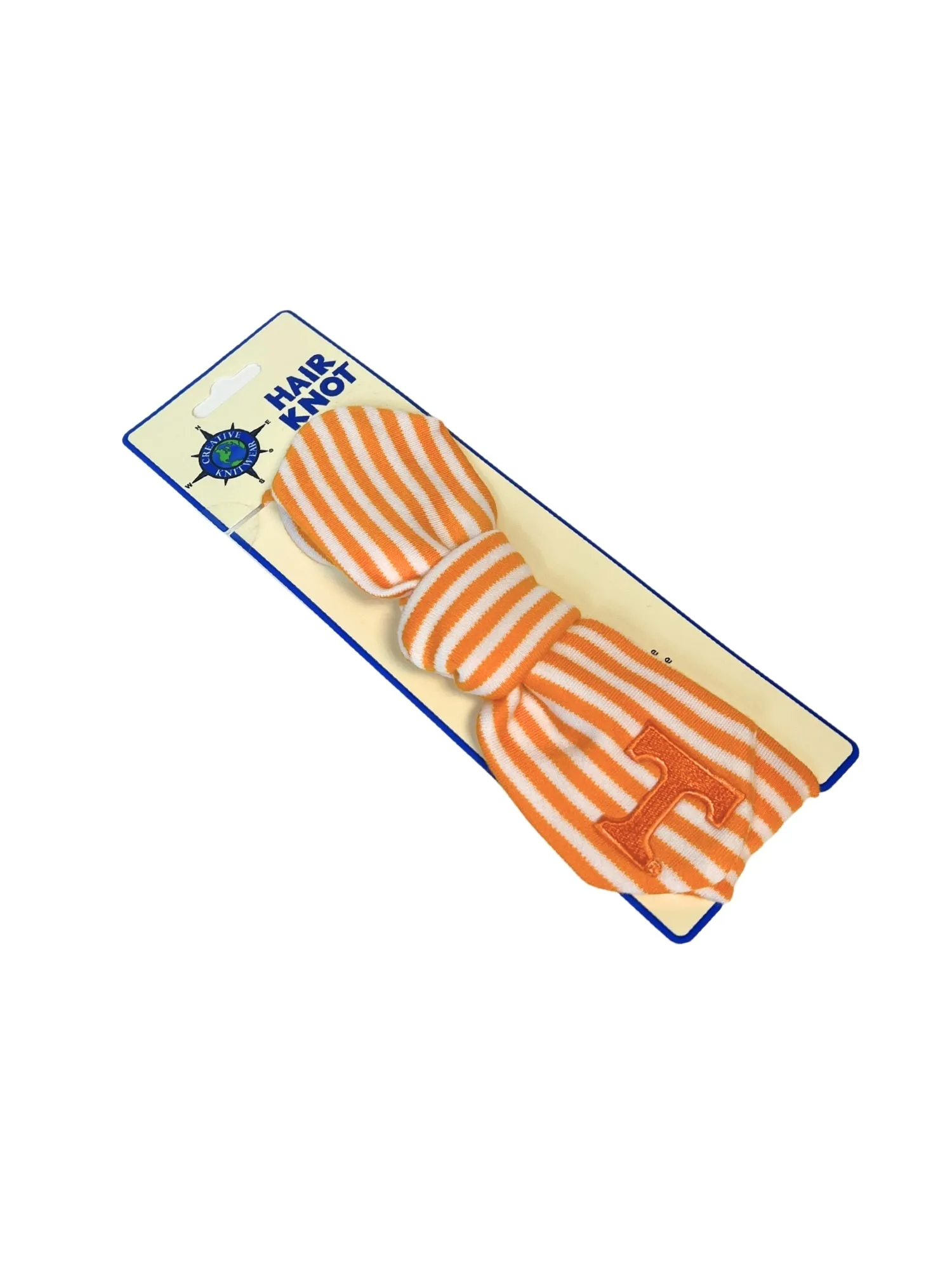 University of Tennessee Newborn Striped Hair Knot