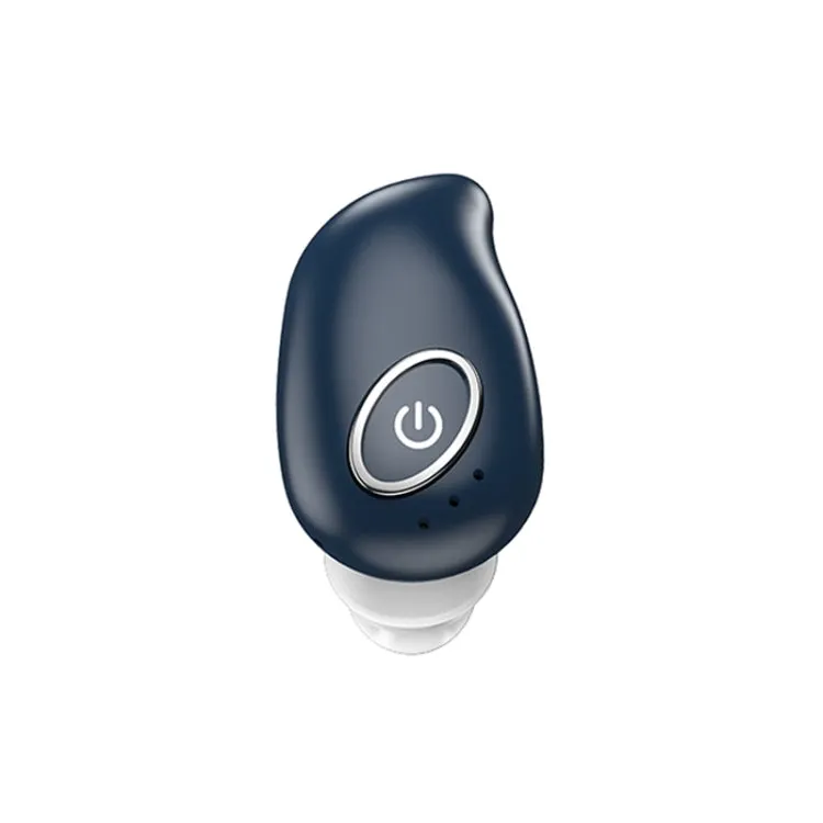 V21 Mini Single Ear Stereo Bluetooth V5.0 Wireless Earphones without Charging Box(Blue)