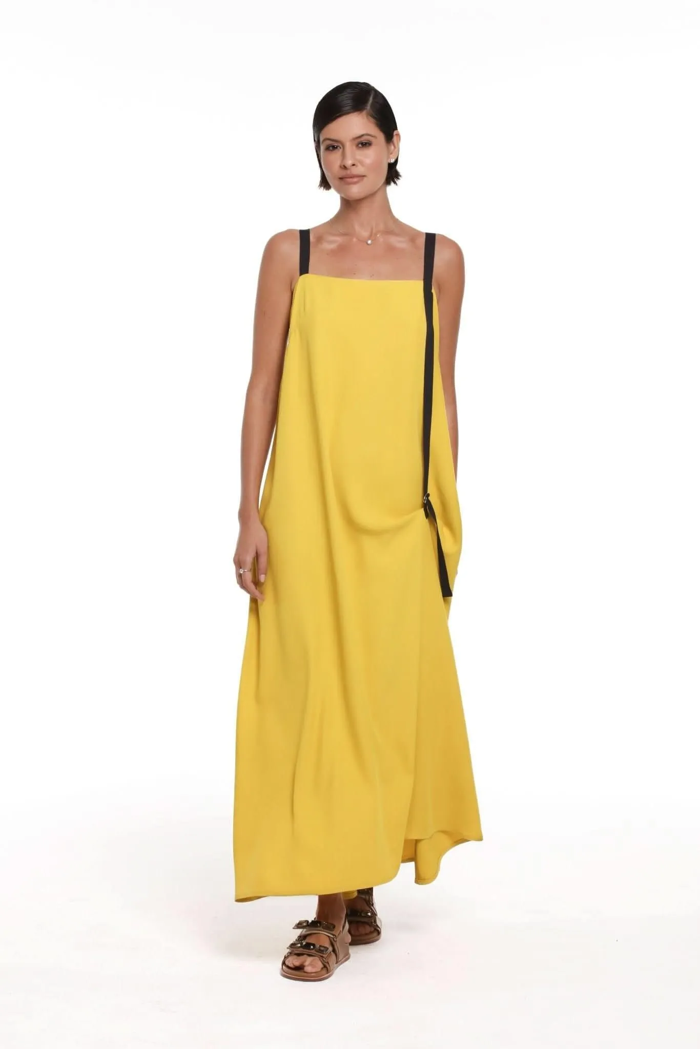 Vestido Nina Açafrão Número Dez