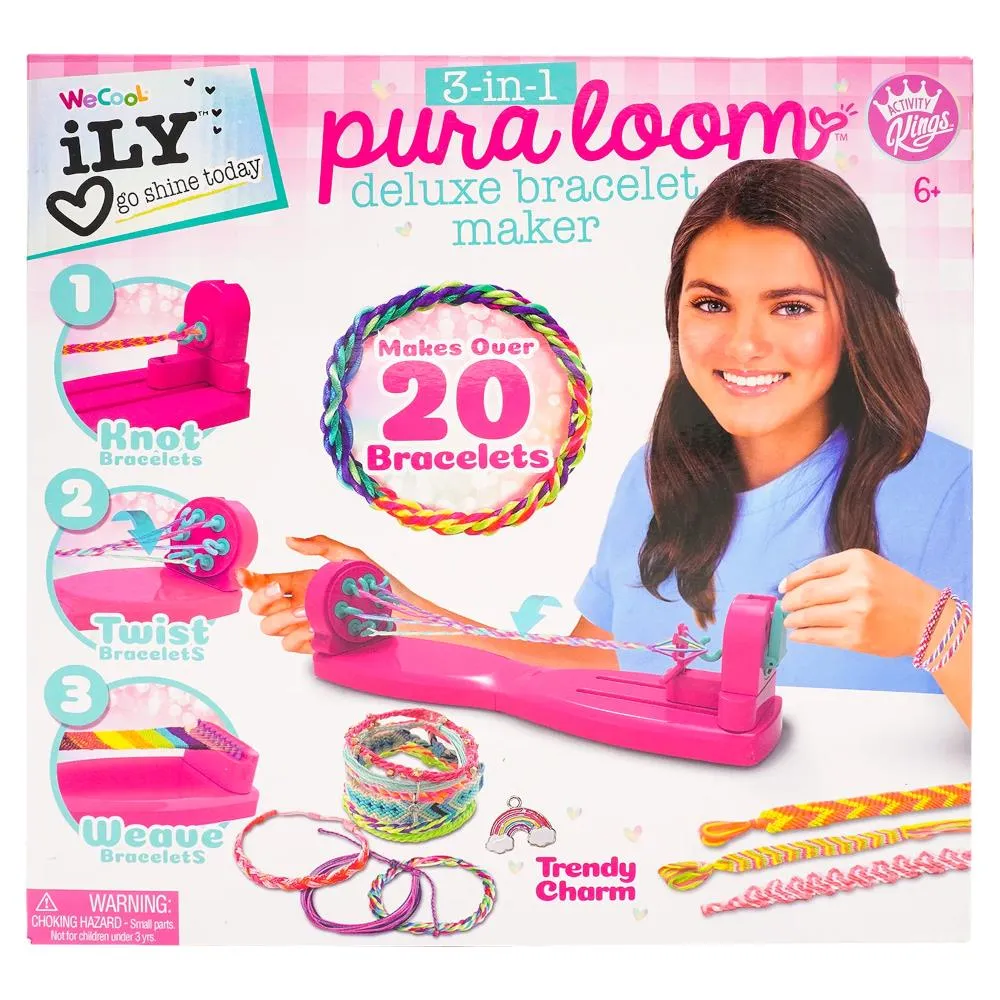 WeCool ILY 3-in-1 Pura Loom Bracelet Making Kit
