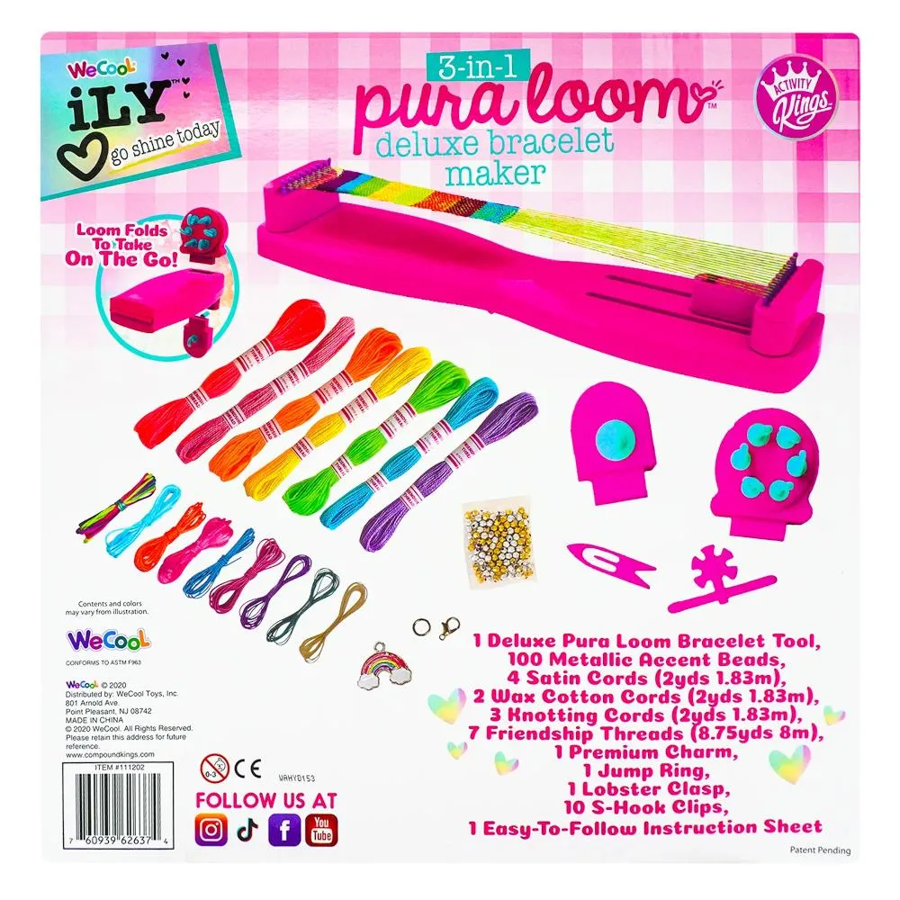 WeCool ILY 3-in-1 Pura Loom Bracelet Making Kit
