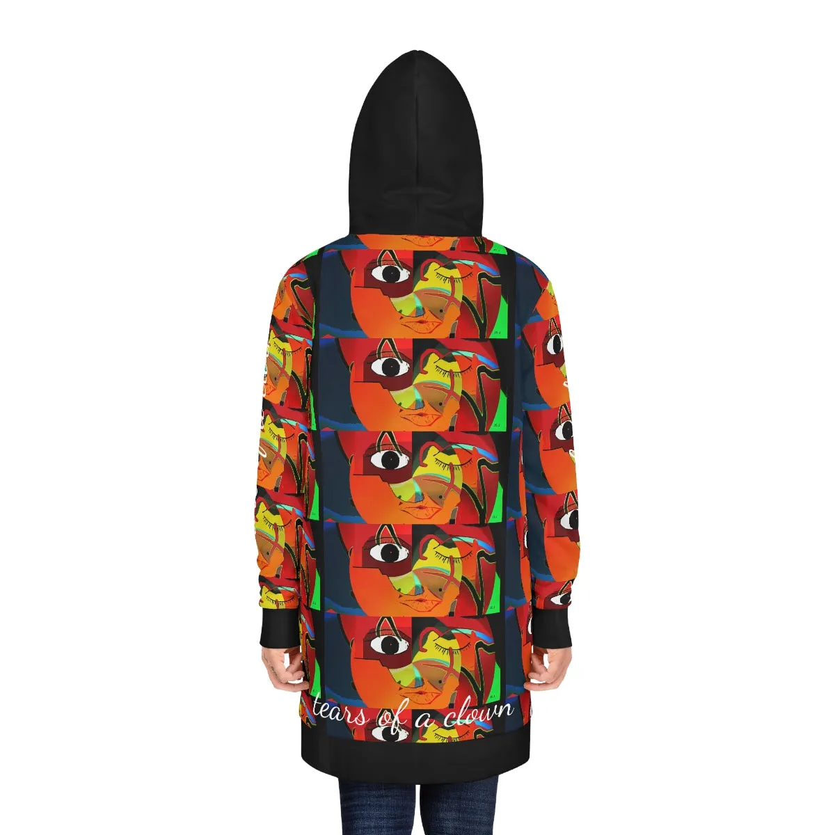 Women's Hoodie Dress (AOP) ABSTRACT CLOWN