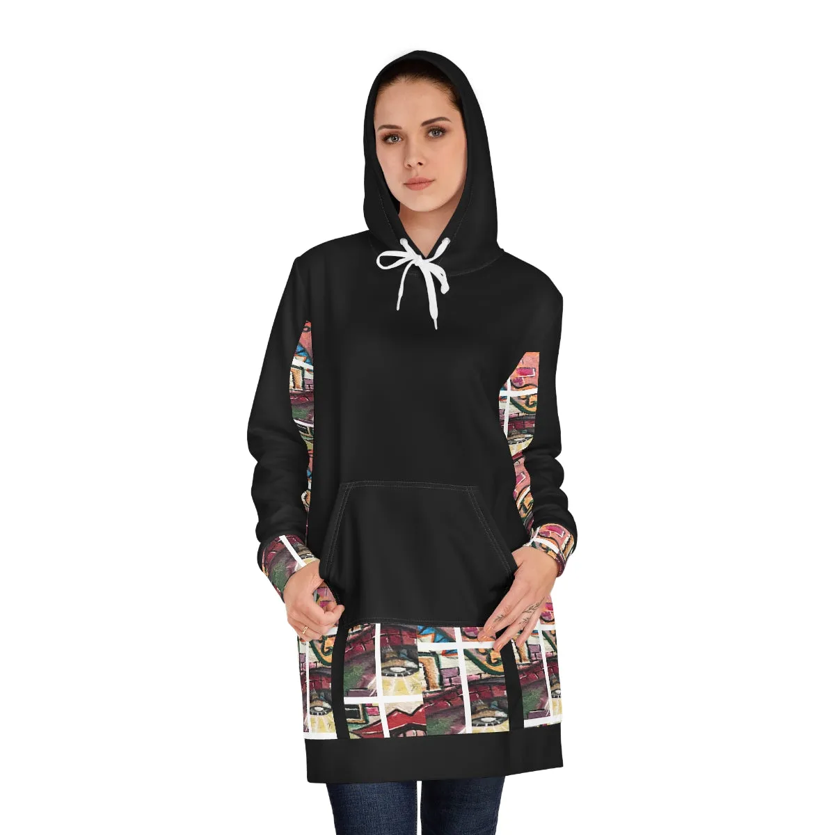 Women's Hoodie Dress (AOP) ARTFUL LITE