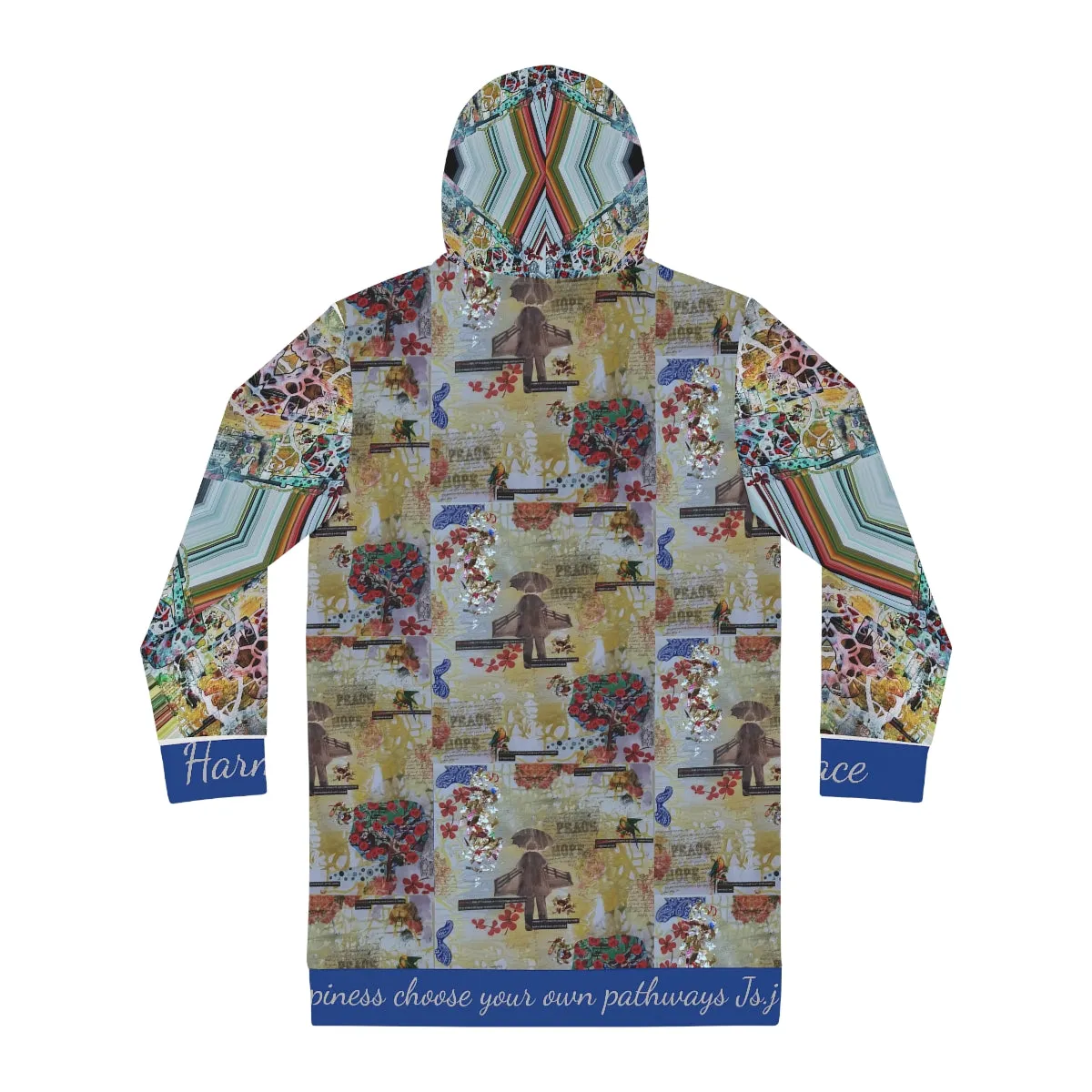Women's Hoodie Dress (AOP) PATHWAYS