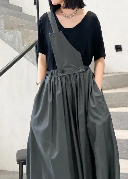 Women's summer plus size casual fashion unilateral strap skirt skirt   T-shirt two-piece suit