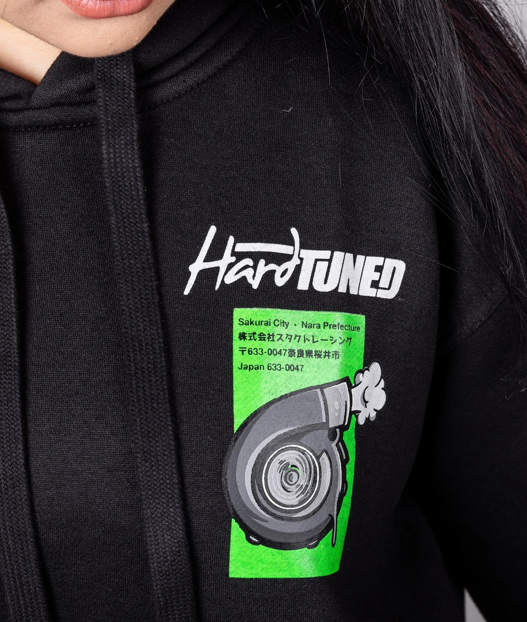 Women's Turbo Bunny Hoodie - Black