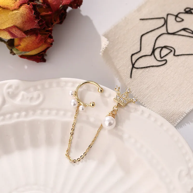 Women's Unilateral Geometric Pearls Have A Sweet Temperament
